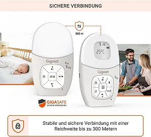 Аудио няня Gigaset Baby 100 Audio Eco DECT synthetic.ua - Фото 1
