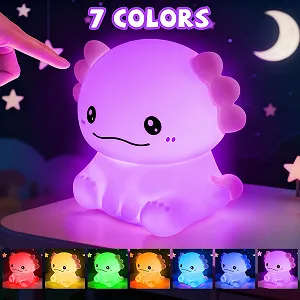 Настільна лампа Chevet Wireless 7 Colours RGB Touch Remote USB Axolotl Shape synthetic.ua - Фото 1
