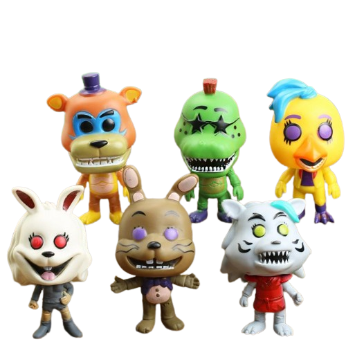 Набір фігурок П'ять ночей у Фредді фігурки ФНАФ Фредді Five Nights at Freddy's дитячі іграшки 6 шт 10 см, фото №2