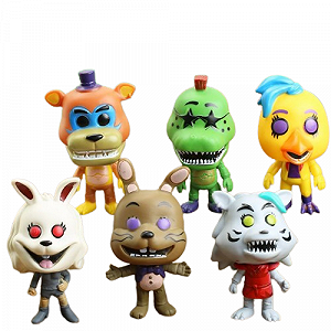 Набір фігурок П'ять ночей у Фредді фігурки ФНАФ Фредді Five Nights at Freddy's дитячі іграшки 6 шт 10 см synthetic.ua - Фото 1