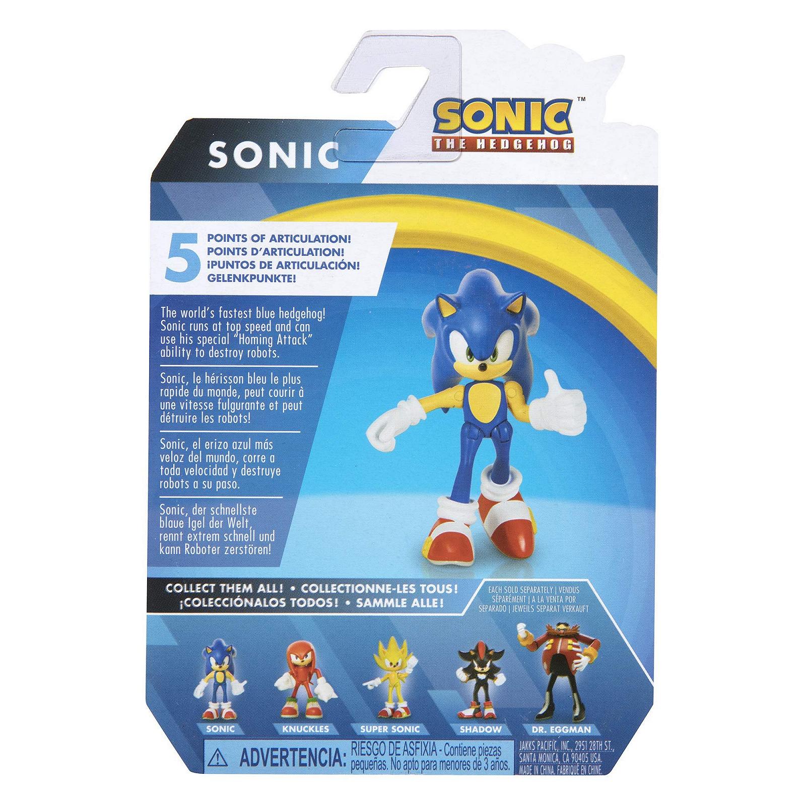 Фігурка рухома SONIC The Hedgehog Jakks Modern Sonic 6 см, Wave 2, міні-ляльки, 403774, фото №7
