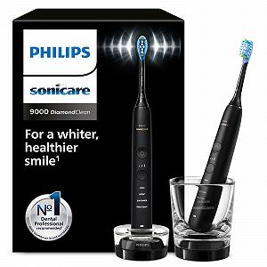 Зубная щетка электрическая Philips Sonicare DiamondClean 9000 HX9914/54, 2 шт, черный + черный - Фото 1