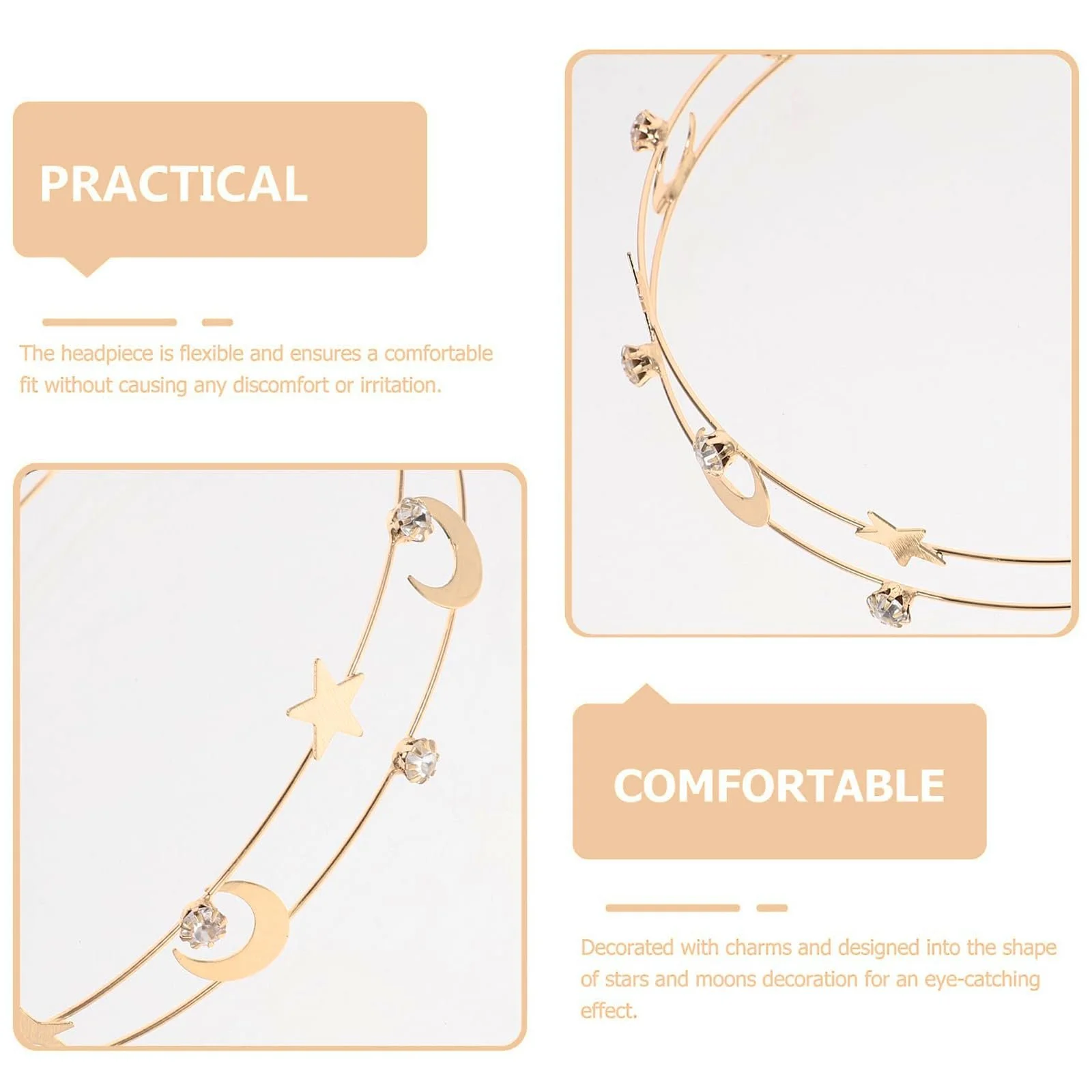 Набор из 2 обручей на голову, фото №3 Набор из 2 обручей на голову, фото №3