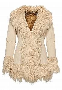 Куртка Superdry Afghan Кожаная искусственная женская - Фото 1
