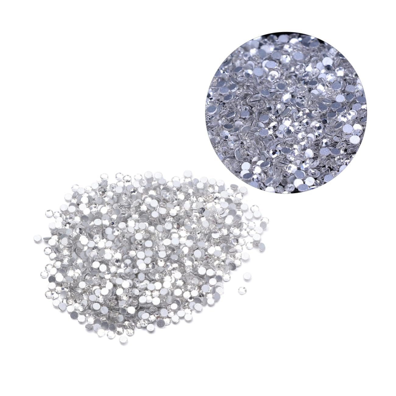 Стразы 2880 шт. для украшения ногтей, ювелирных изделий и декорирования мобильных телефонов, белые кристаллы для творческих проектов и сверкающих дизайнов, фото №8