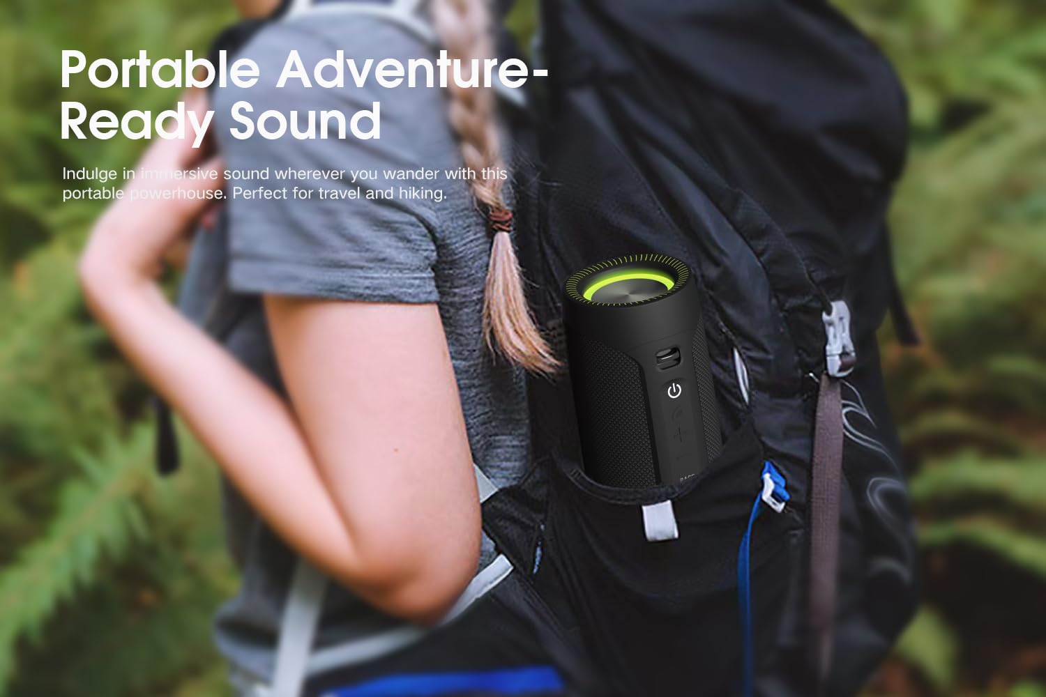 Портативна колонка Maio Bluetooth Портативний Бездротовий 30 Вт Стерео IP67 Чорний, фото №6