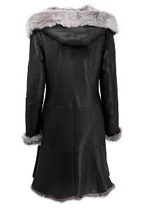 Пальто зі шкіри ягняти Hollert Toscana Beatrix synthetic.ua - Фото 1