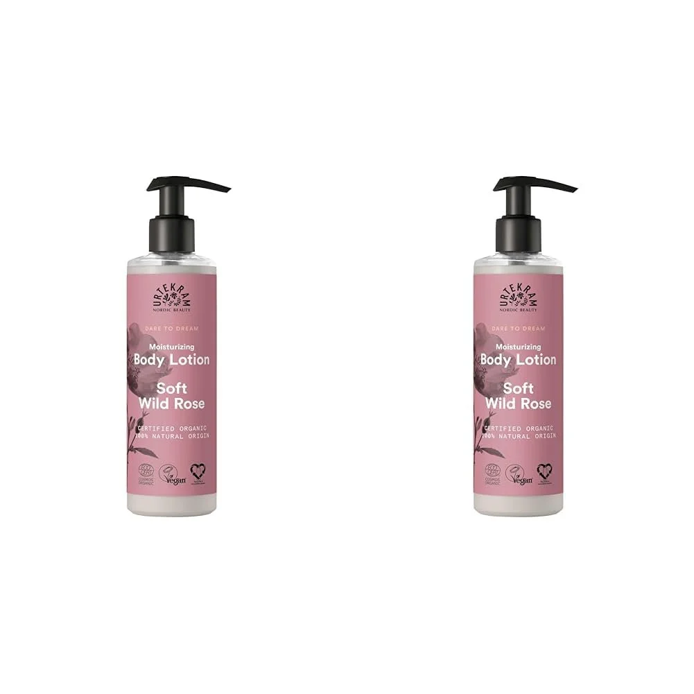 Лосьйон для тіла Urtekram Organic Soft Wild Rose Зволожуючий 245 мл (2 шт), фото №1