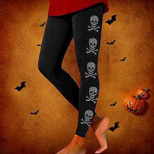 Спортивні Жіночі довгі непрозорі Для йоги Halloween принт Спортивні легінси Легінси з високою талією Фестивальні смішні легінси Жіночі еластичні спортивні Для йоги Тренувальні Halloween synthetic.ua - Фото 1