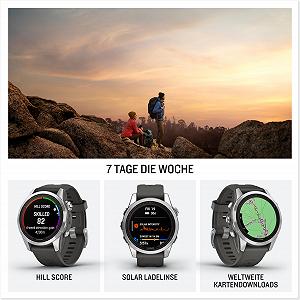 Смарт-часы Garmin fēnix 7S Pro GPS Мультиспорт с цветным дисплеем и сенсорным/кнопочным управлением, картами TOPO, более 60 предустановленными спортивными приложениями, Garmin Music и Garmin Pay Различные варианты synthetic.ua - Фото 1