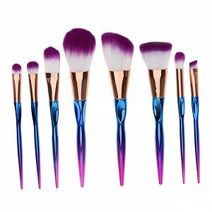 Набір пензлів для макіяжу Beaupretty 8 шт. Пензлі для пудри, косметичні пензлі, професійний набір для макіяжу - Фото 1