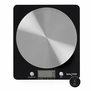 Кухонні ваги Salter Digital 5000 г Чорні - Фото 1
