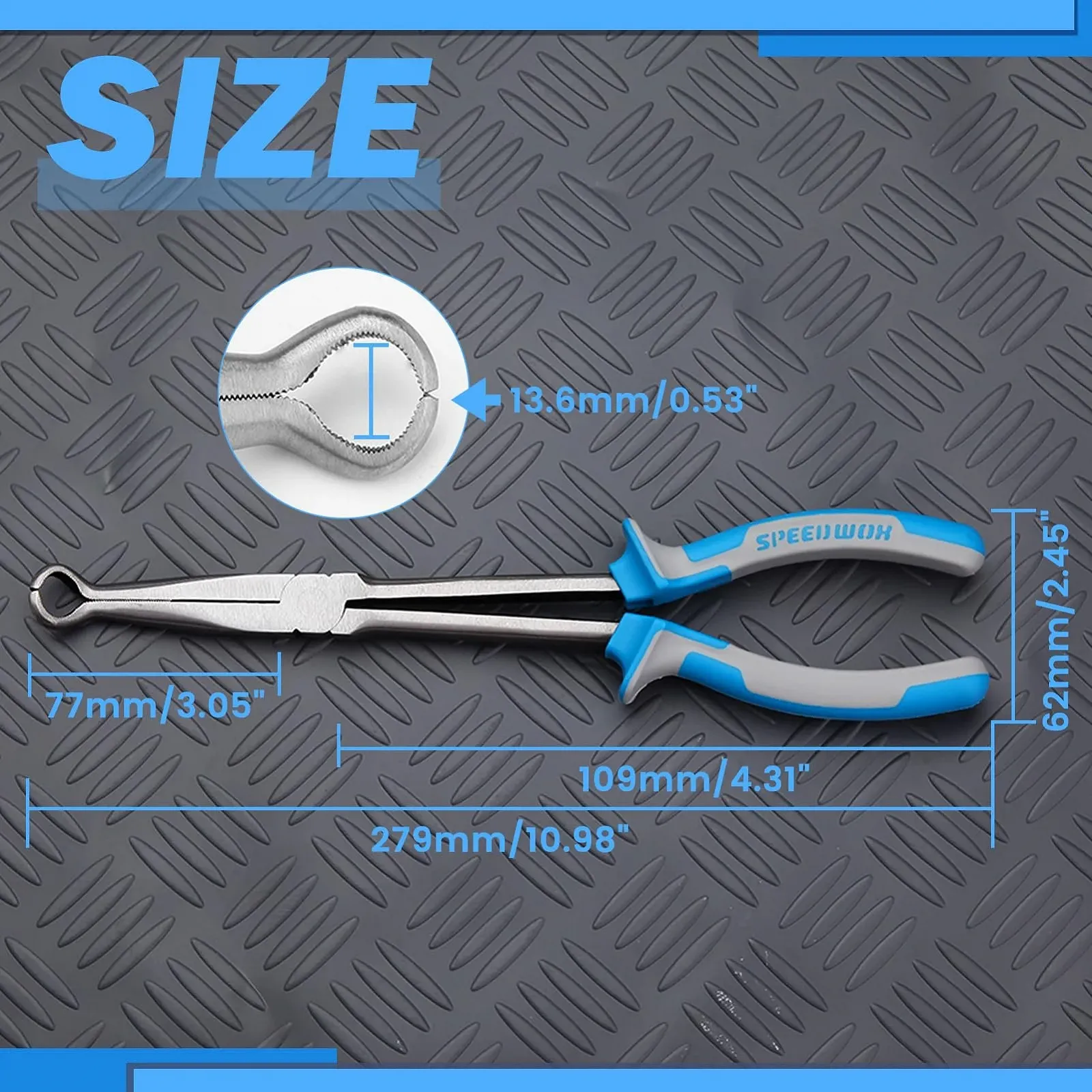 Плоскогубцы SPEEDWOX с длинными ручками для шлангов 27,94 см, плоскогубцы для свечей зажигания, плоскогубцы для хомутов шлангов, инструменты для автомобиля, инструмент для снятия колпачка свечи зажигания, плоскогубцы для снятия шлангов, плоскогубцы для топливных шлангов для ремонта автомобильных машин, фото №6 Плоскогубцы SPEEDWOX с длинными ручками для шлангов 27,94 см, плоскогубцы для свечей зажигания, плоскогубцы для хомутов шлангов, инструменты для автомобиля, инструмент для снятия колпачка свечи зажигания, плоскогубцы для снятия шлангов, плоскогубцы для топливных шлангов для ремонта автомобильных машин, фото №6