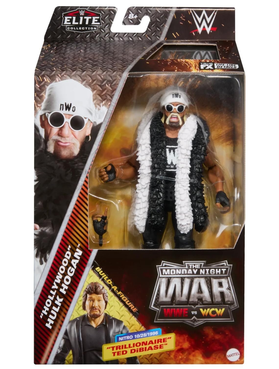 Фігурка рестлера WWE Hollywood Hulk Hogan NWO 2025 Mattel Elite Collection Monday Night Wars Series 7, фото №1
