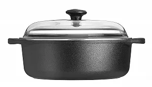 Кастрюля-жаровня Skeppshult со стеклянной крышкой 4.0 л synthetic.ua - Фото 1