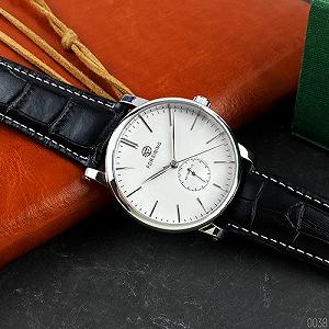 Часы Forsining 8214 Серебристый-Белый-Черный synthetic.ua - Фото 1