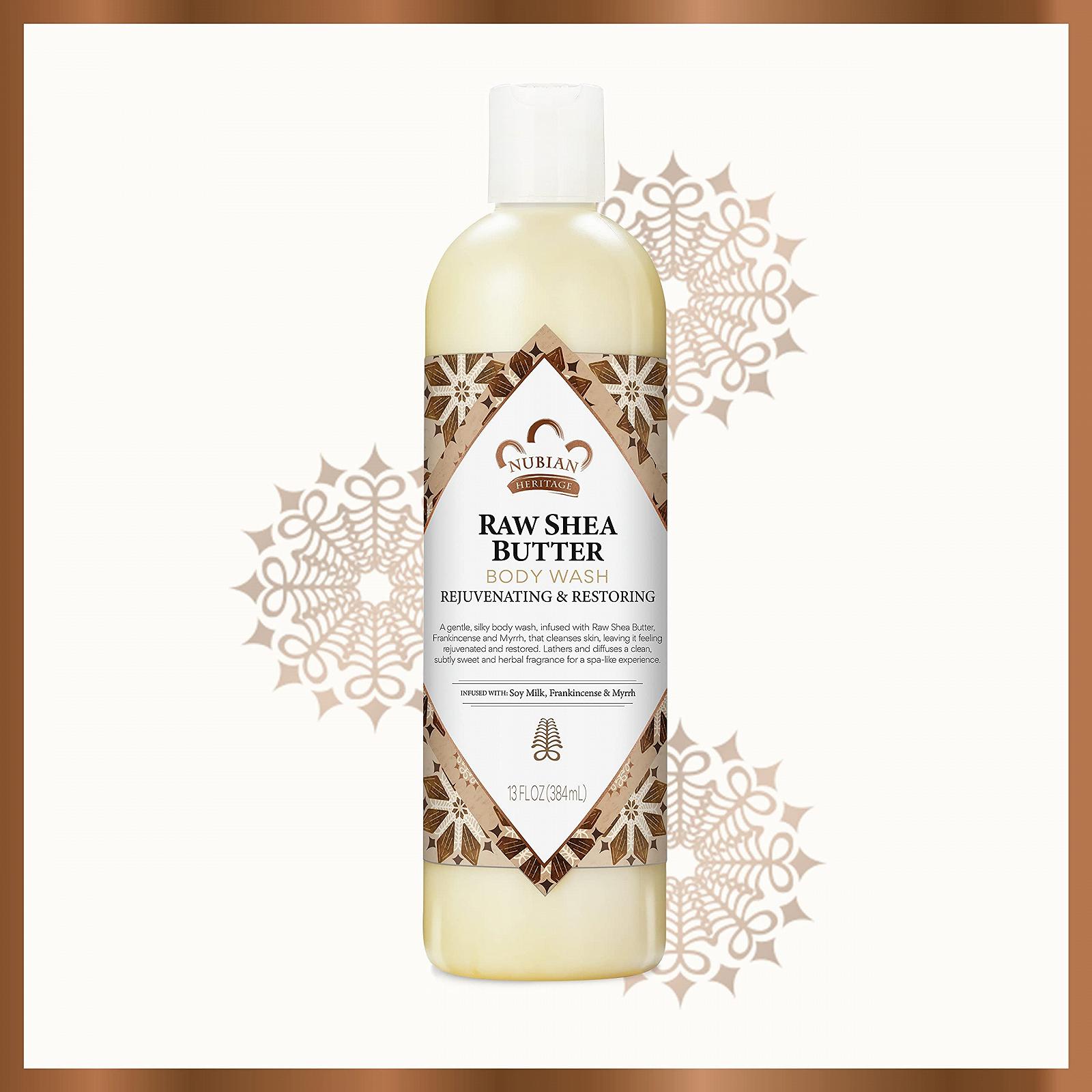 Гель для душу Nubian Heritage Raw Shea and Myrr 13 рідких унцій, фото №7 Гель для душу Nubian Heritage Raw Shea and Myrr 13 рідких унцій, фото №7