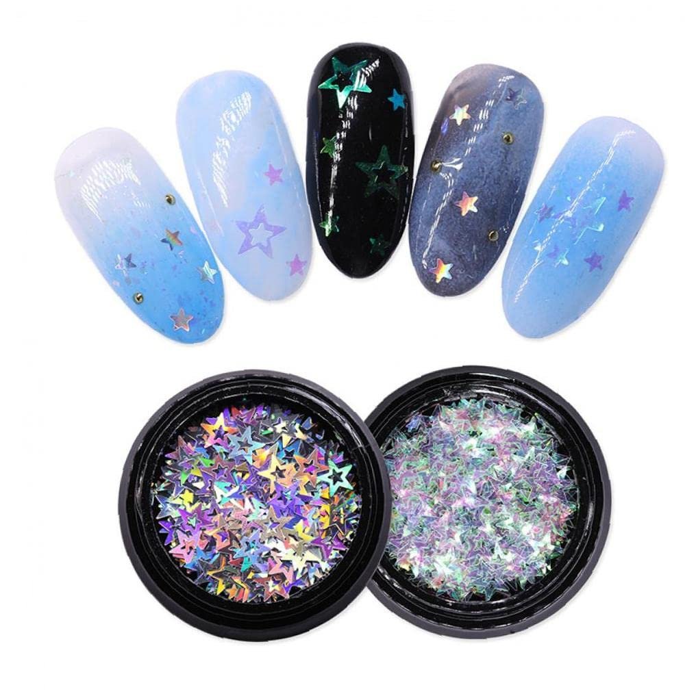 Блискітки для нігтів Сріблястий, фото №1