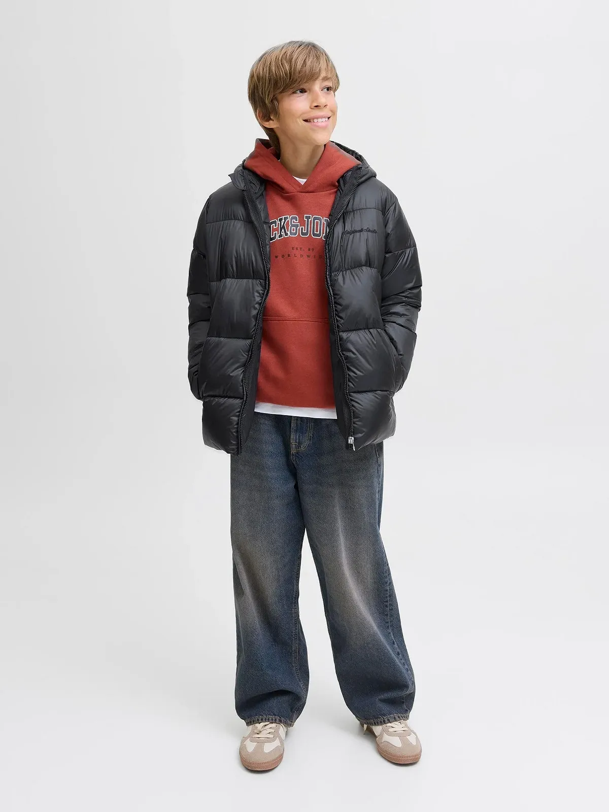 Куртка стьобана для хлопчика JACK & JONES Junior, фото №1