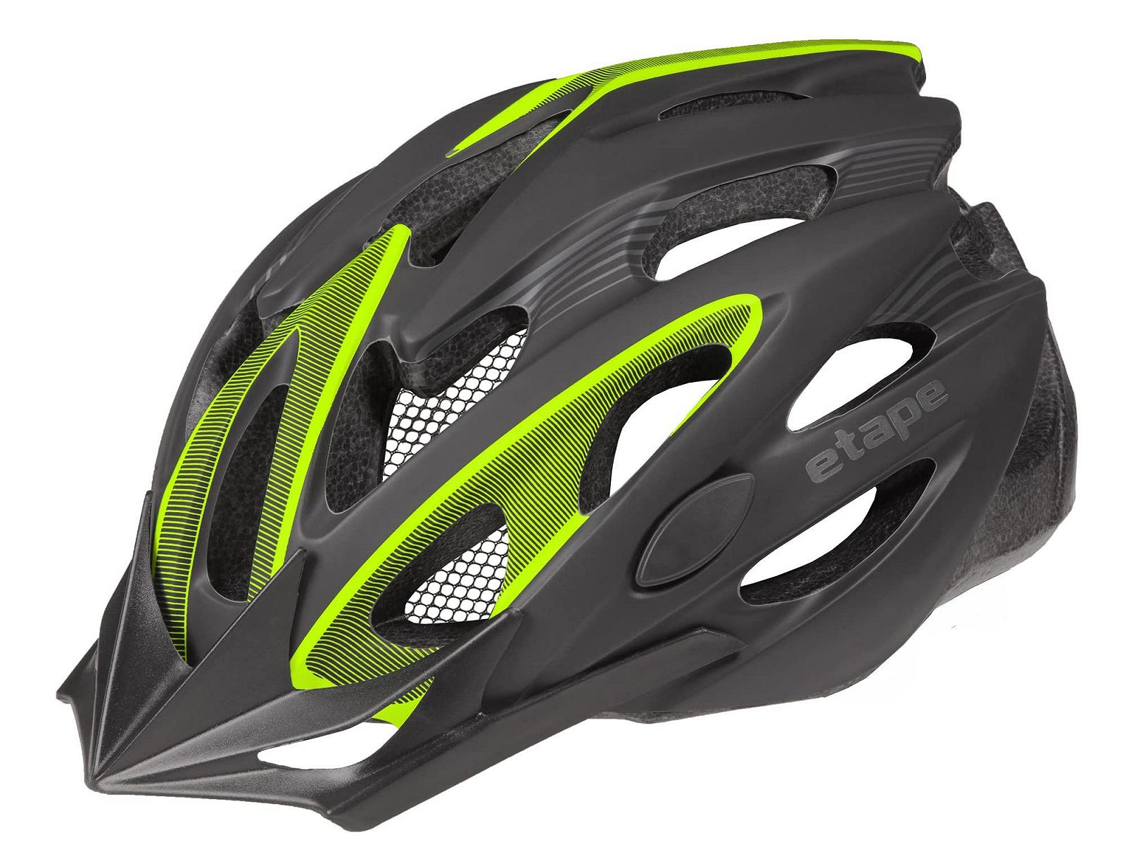 Шолом спортивний Etape 1908316 S/M (55-58 см) Чорно-жовтий матовий, фото №1
