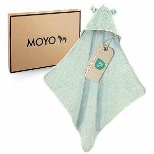 Рушник з капюшоном MOYO з вушками М'ятний 75 x 75 см - Фото 1