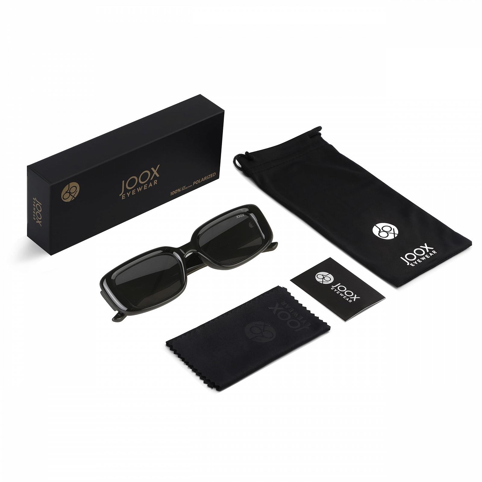 Сонцезахисні окуляри Retro JOOX Жіночі Прямокутні Поляризовані 90-х, фото №5