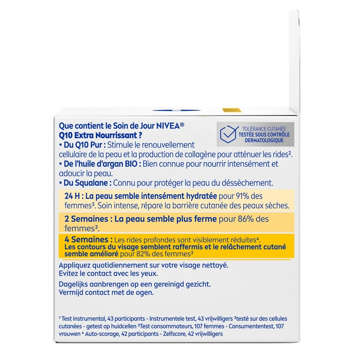 Денний крем Nivea Q10 Power Extra Nourishing 50 мл, фото №3 Денний крем Nivea Q10 Power Extra Nourishing 50 мл, фото №3
