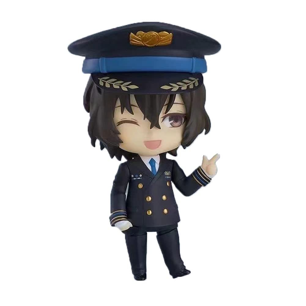Фигурка Bungo Stray Dogs Аниме Накахара Чуя/Дазай Осаму Сменное лицо Подвижная модель фигурки ПВХ Статуэтка Украшения Коллекционные, фото №2