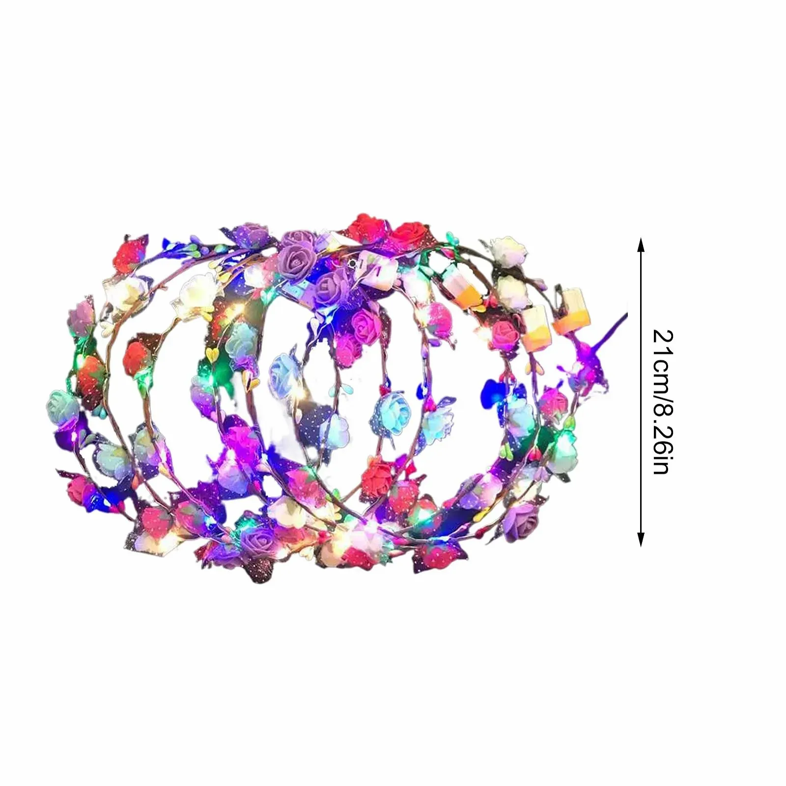 LED Венок из цветов, фото №5
