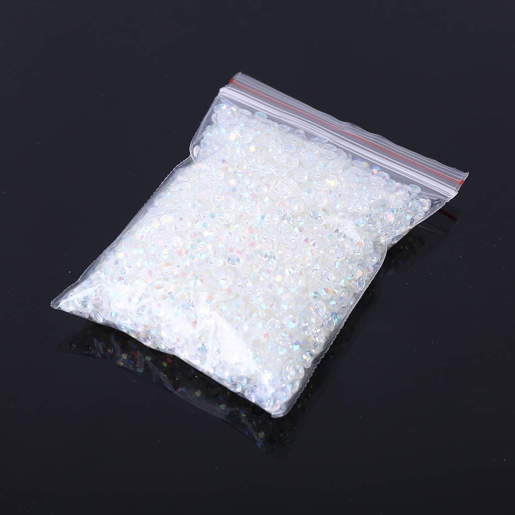 Кристальные стразы круглые белые 3 мм, 5000 шт, фото №3