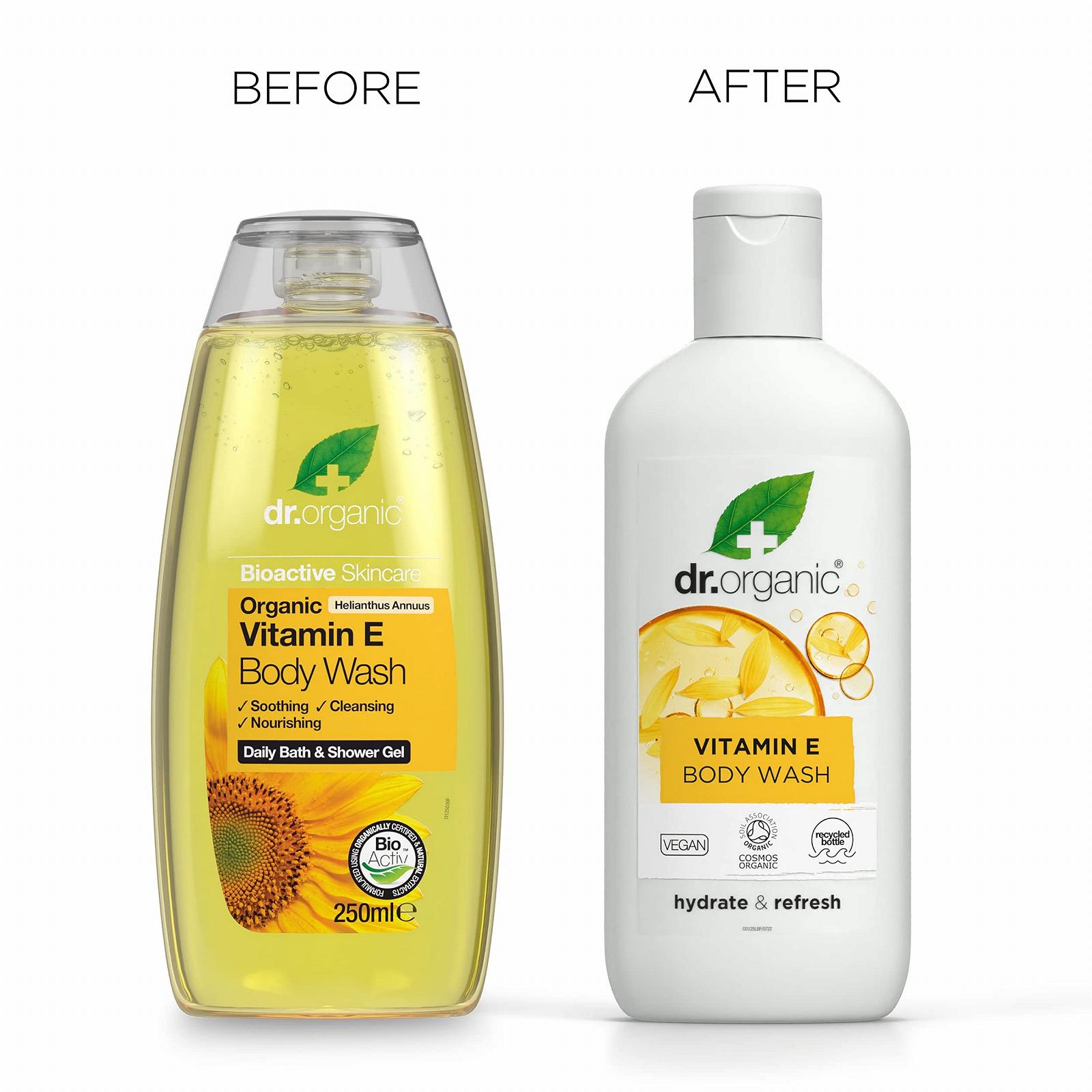 Гель для мытья тела Dr Organic Vitamin E, фото №8