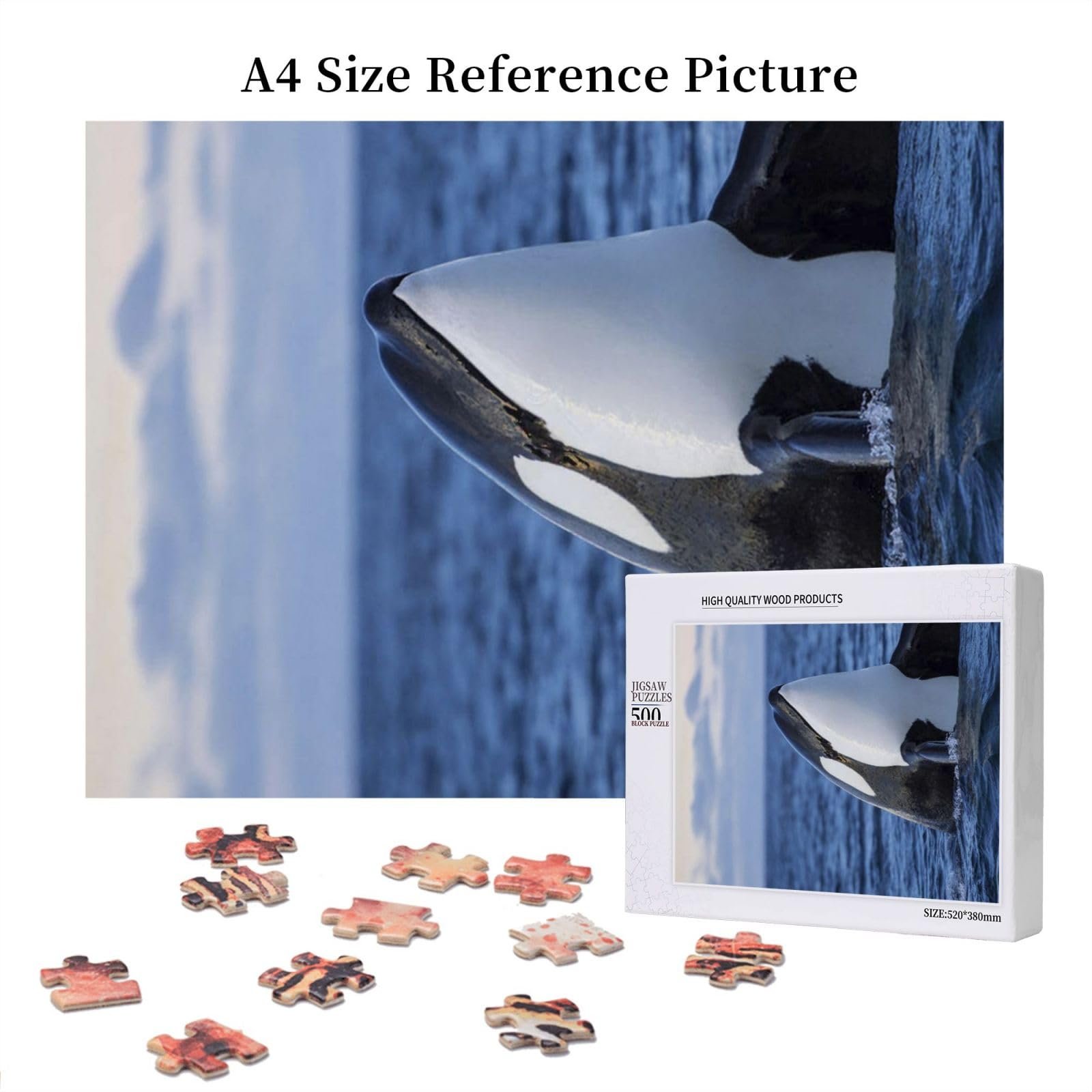 Пазл Killer Whales Orca 500 елементів дерев'яний 38 x 52 см, фото №7