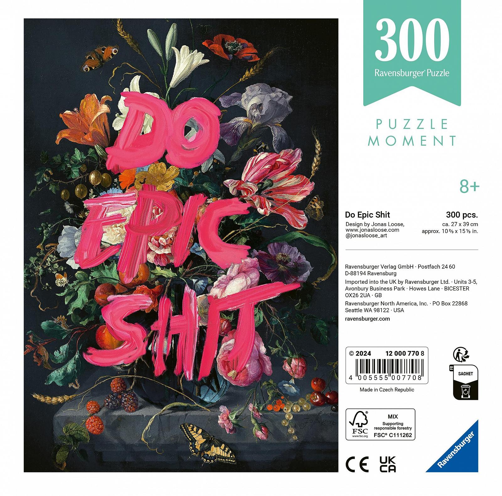 Пазл Ravensburger Do Epic 12000770 300 деталей от 8 лет, фото №3 Пазл Ravensburger Do Epic 12000770 300 деталей от 8 лет, фото №3