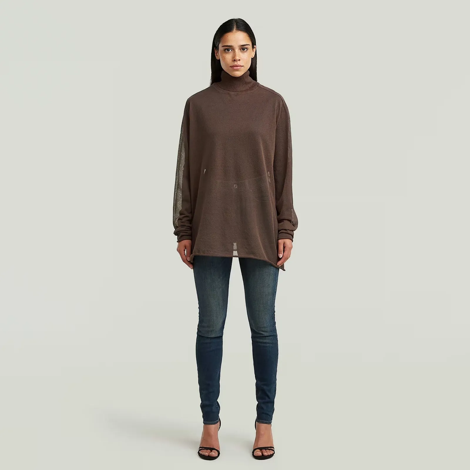 Жіночий светр G-Star RAW Sheer Loose Turtle Knitted Sweater - S, фото №3 Жіночий светр G-Star RAW Sheer Loose Turtle Knitted Sweater - S, фото №3