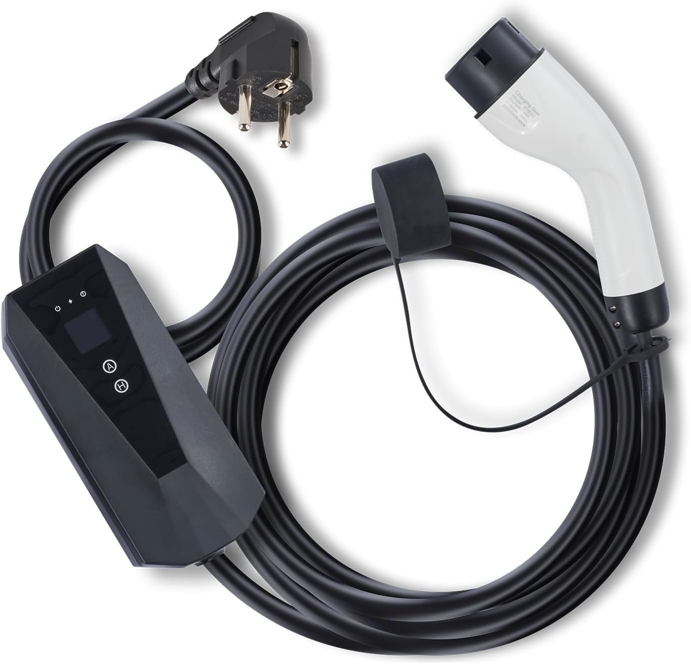 Зарядное устройство для автомобиля VEVOR EV-B06-EU003B / 3,7 кВт / 16A / IP66 / Белый-Черный, фото №3