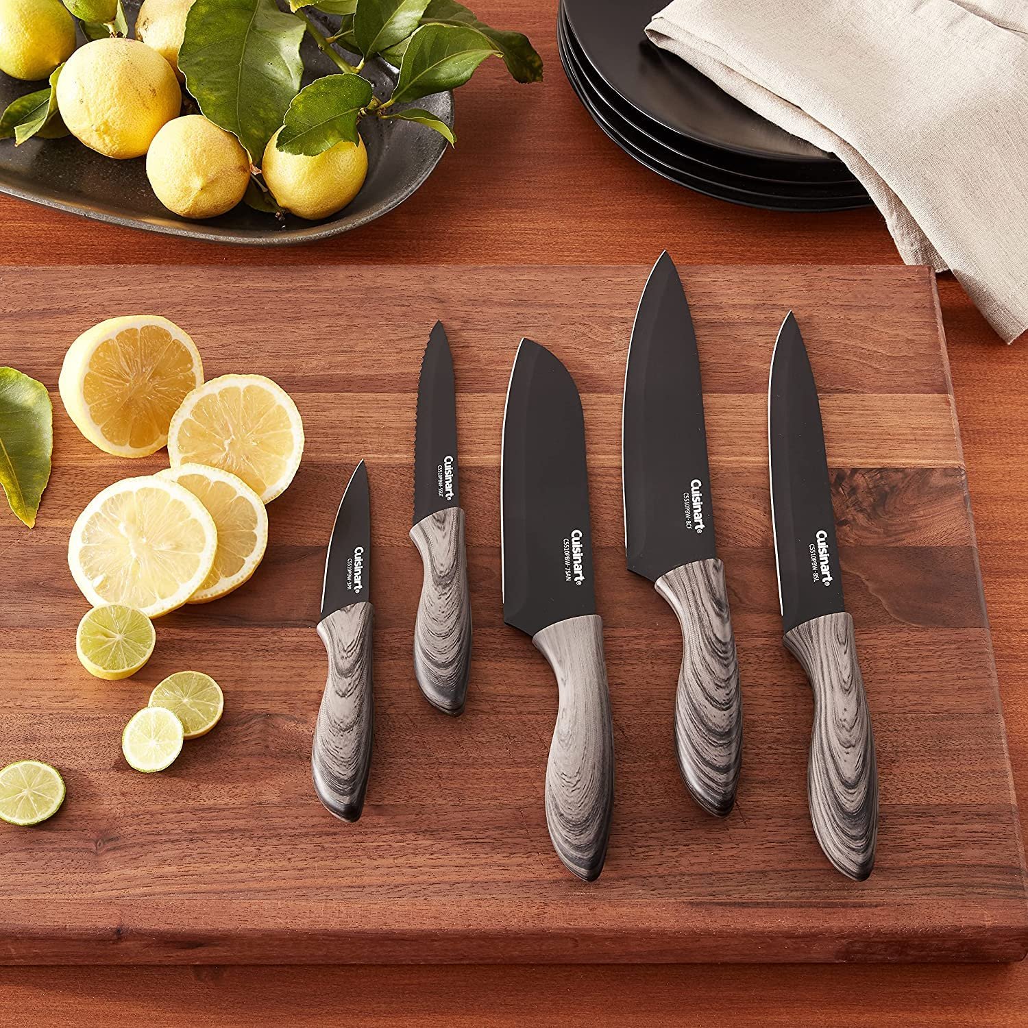 Набор ножей Cuisinart 10 предметов, дерево, фото №5