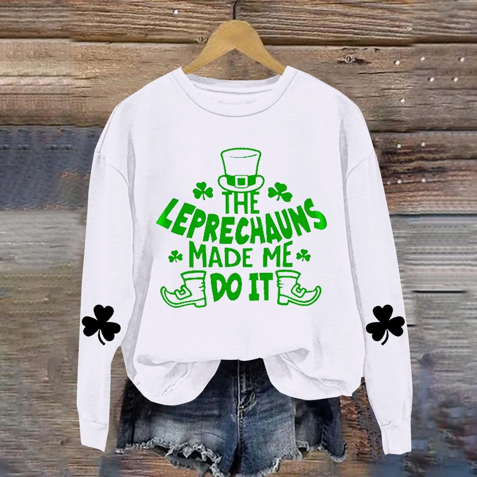 Толстовка HUIFUAO День Святого Патрика, фото №3 Толстовка HUIFUAO День Святого Патрика, фото №3