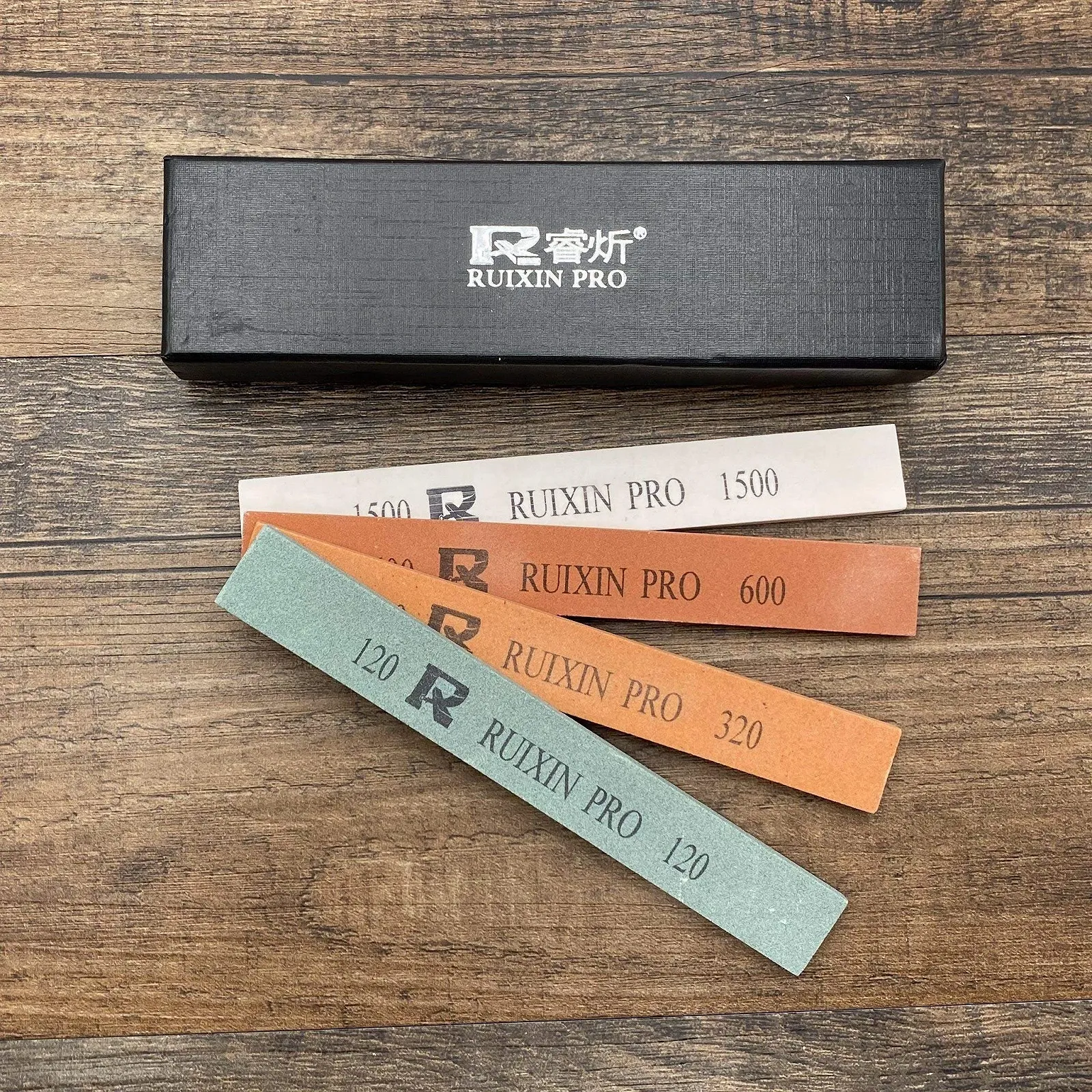 Система для заточування ножів RX-008 360° алюмінієвий сплав з 4 каменями, фото №3