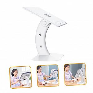 Подставка для ноутбука Регулируемая Эргономичная Складная Стабильная для учебы и чтения Совместима со всеми ноутбуками synthetic.ua - Фото 1