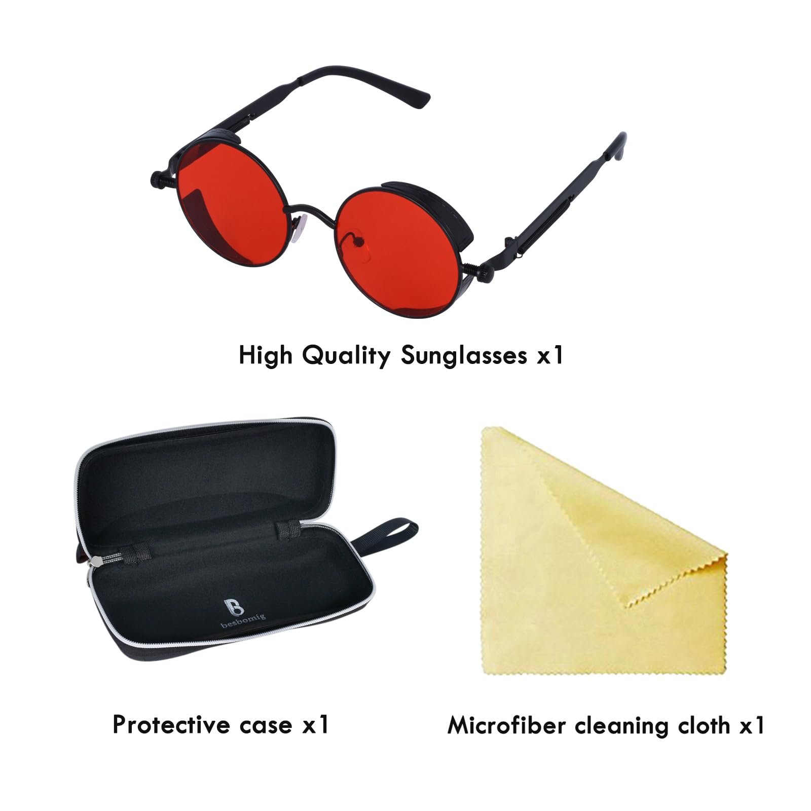 Класичні поляризовані сонцезахисні окуляри Унісекс besbomig Ретро, фото №4