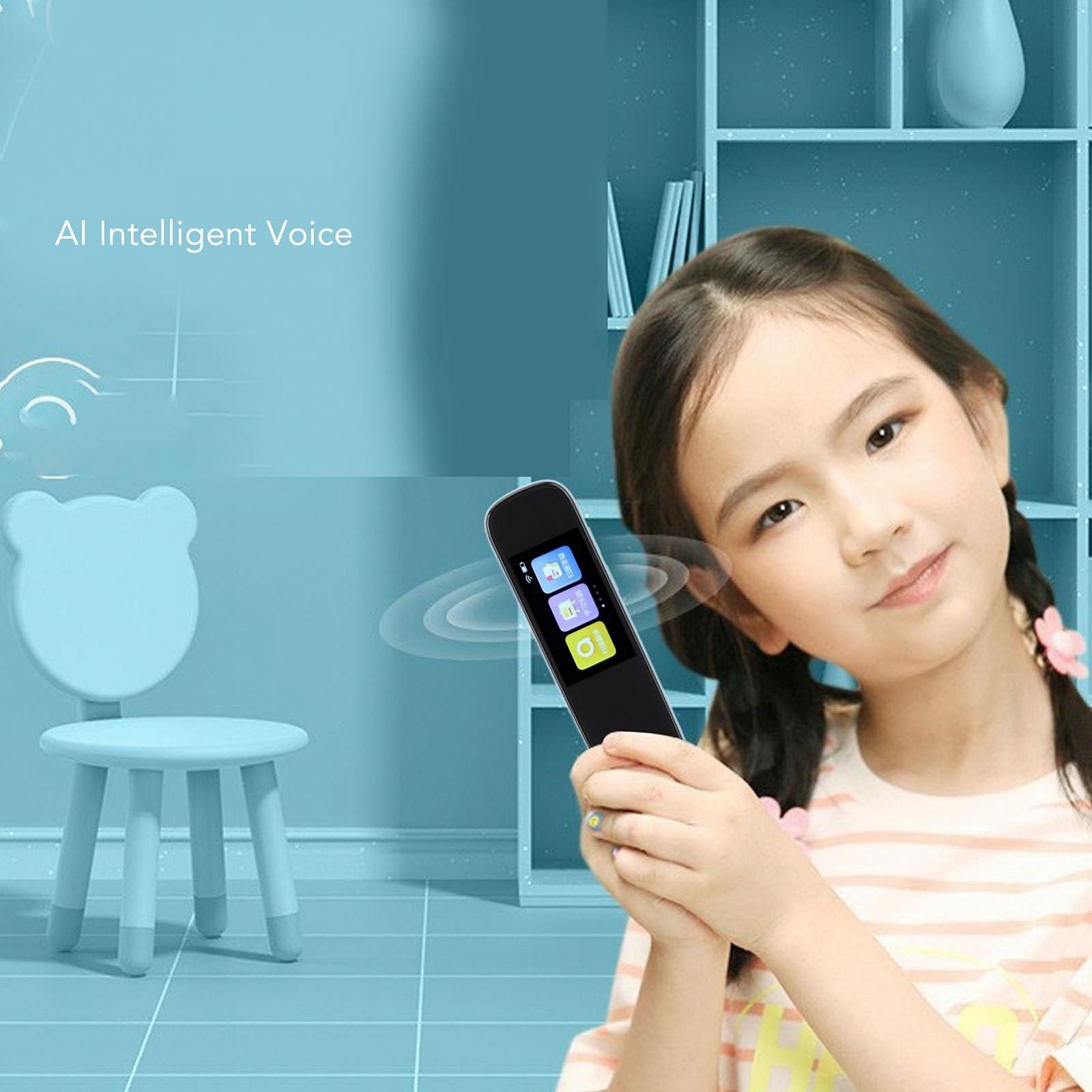 Портативний пристрій для перекладу голосу Cryfokt, офлайн сканування Синій, фото №6