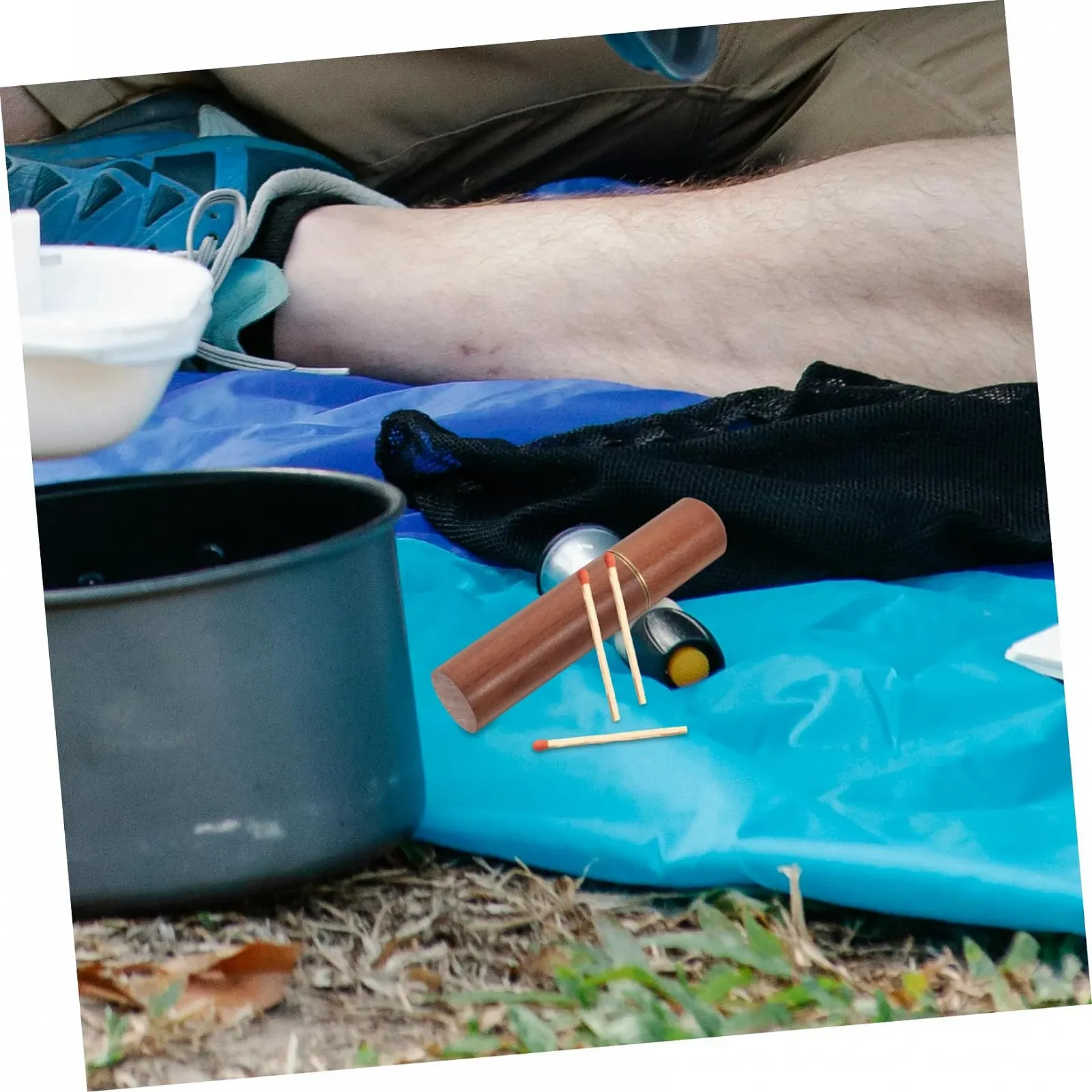 Коробка COOLHIYA, дерев'яна, контейнер для зберігання сірників, фото №4