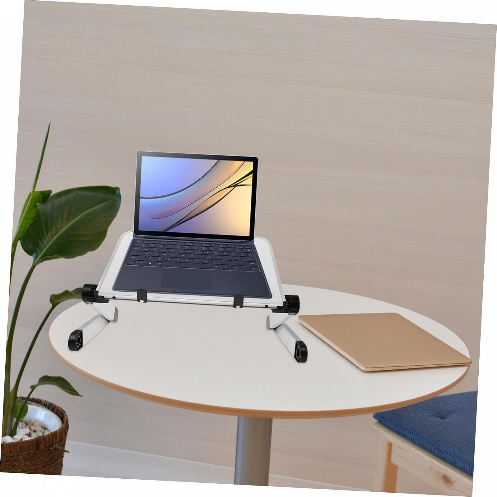 Гибкая Подставка для Ноутбука Gatuida с Регулируемой Высотой и Вращающимся Дизайном для Компьютеров и Планшетов, Складная и Портативная для Использования за Письменным Столом, в Путешествиях и в Кровати, фото №6 Гибкая Подставка для Ноутбука Gatuida с Регулируемой Высотой и Вращающимся Дизайном для Компьютеров и Планшетов, Складная и Портативная для Использования за Письменным Столом, в Путешествиях и в Кровати, фото №6