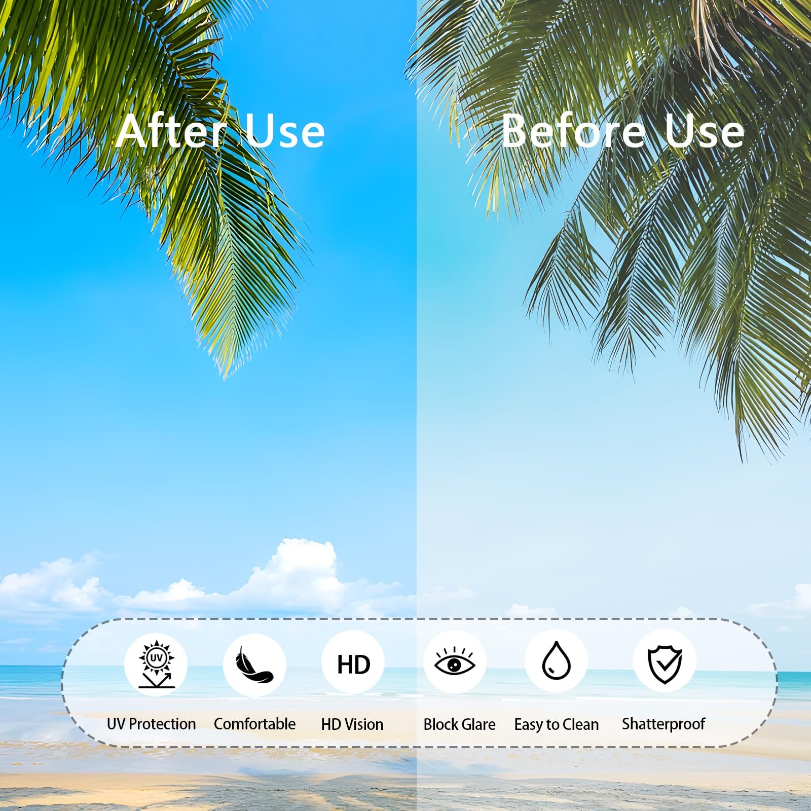 Солнцезащитные очки Женские Ретро Овальные 90-х UV400, 2 шт, фото №4