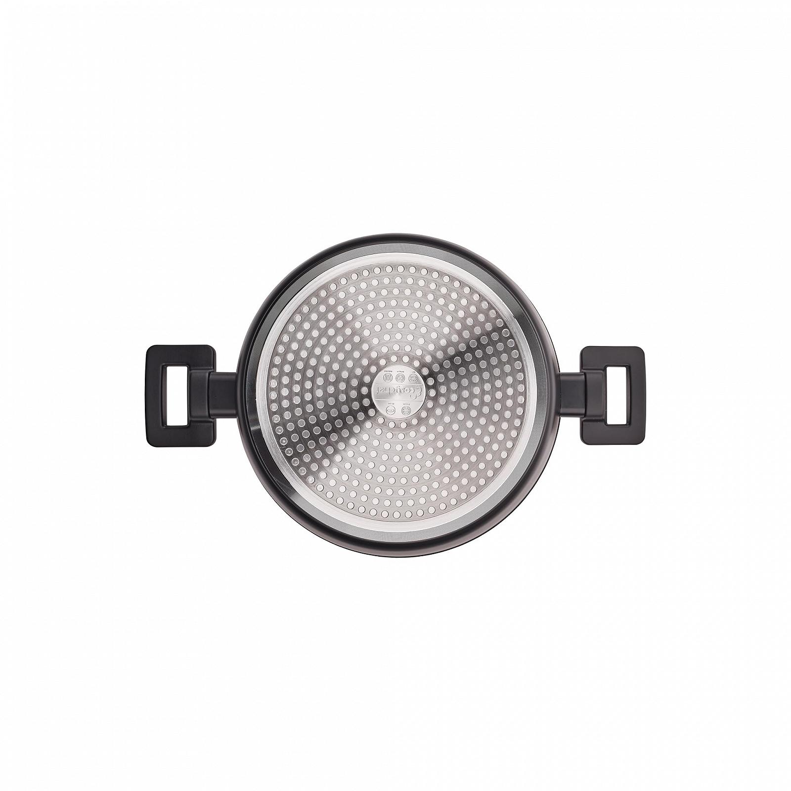 Набор кастрюль CosyChef Nova 24 см с антипригарным покрытием Черный, фото №3