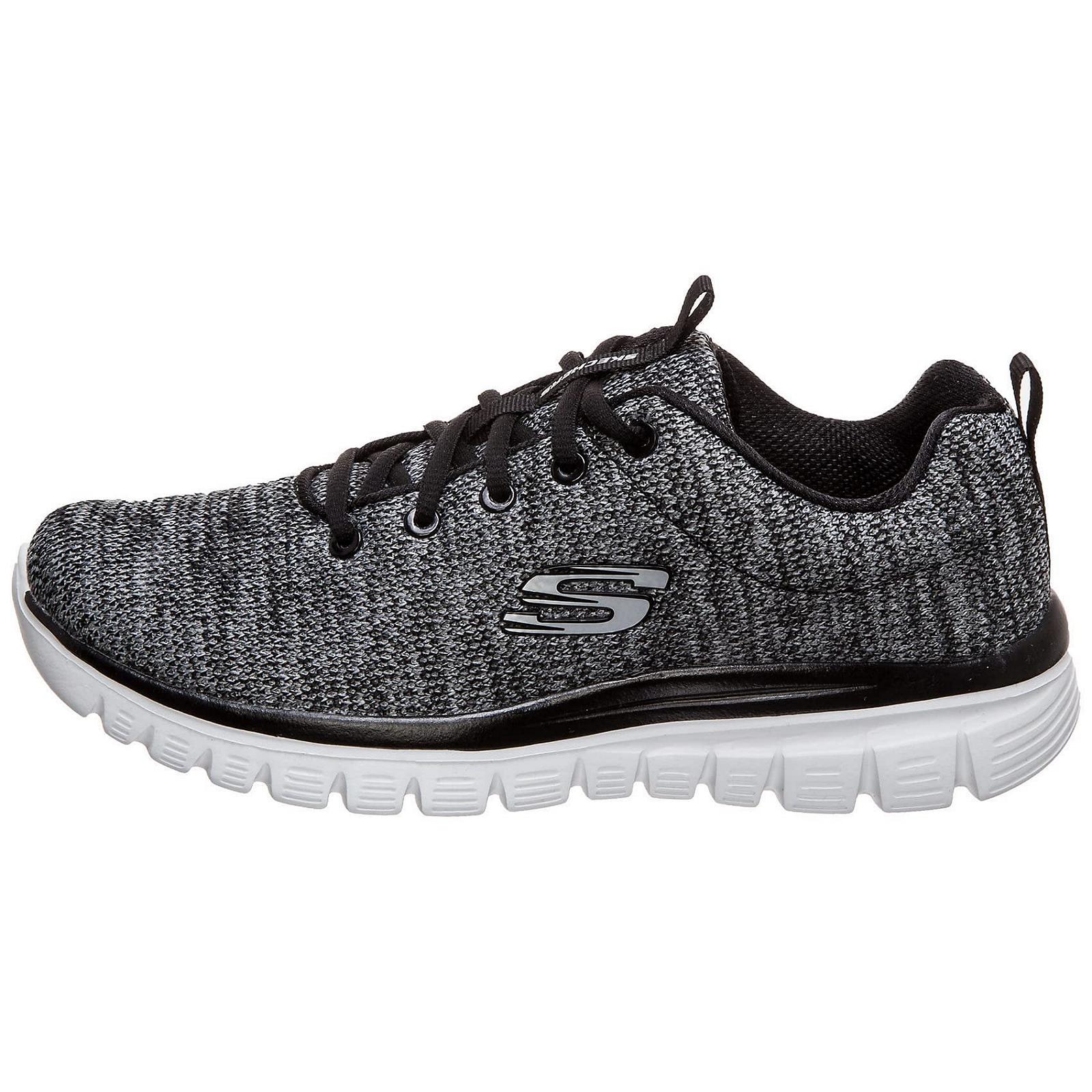 Кроссовки Skechers 12614/BKW Женские, фото №5