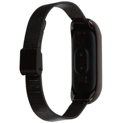 Ремешок для фитнес браслета BeCover Metal Xiaomi Mi Smart Band 5 Black 705146, фото №3