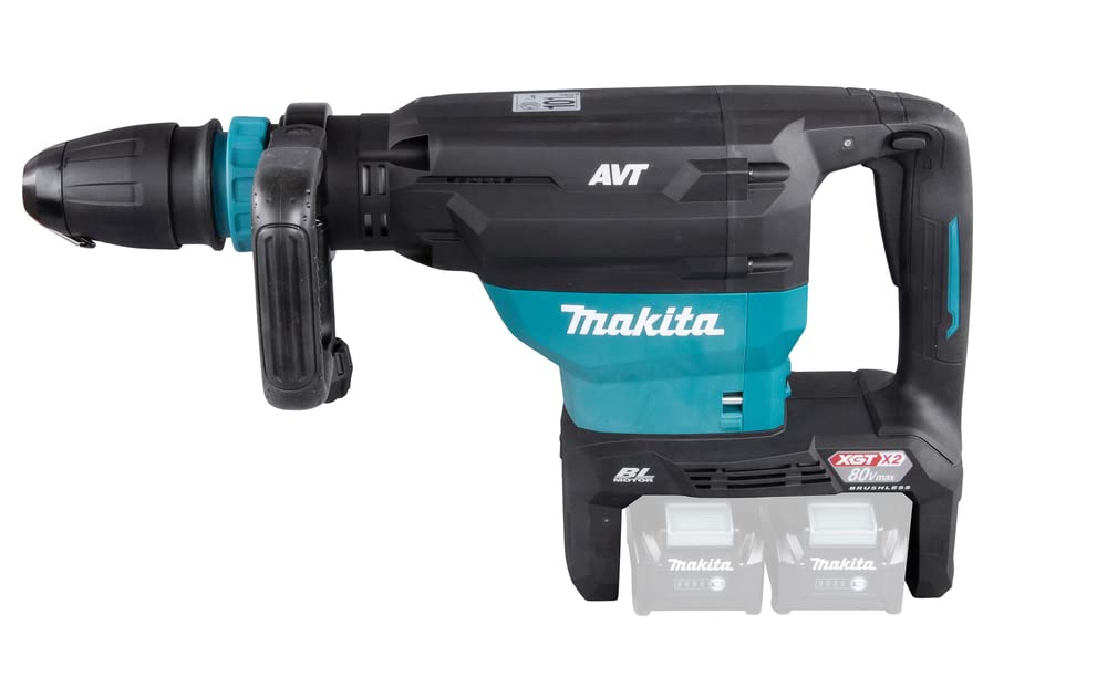 Бездротовий перфоратор Makita HM002GZ03 2 x 40 В Макс. (без акумулятора, без зарядного пристрою) у транспортному кейсі, фото №5 Бездротовий перфоратор Makita HM002GZ03 2 x 40 В Макс. (без акумулятора, без зарядного пристрою) у транспортному кейсі, фото №5