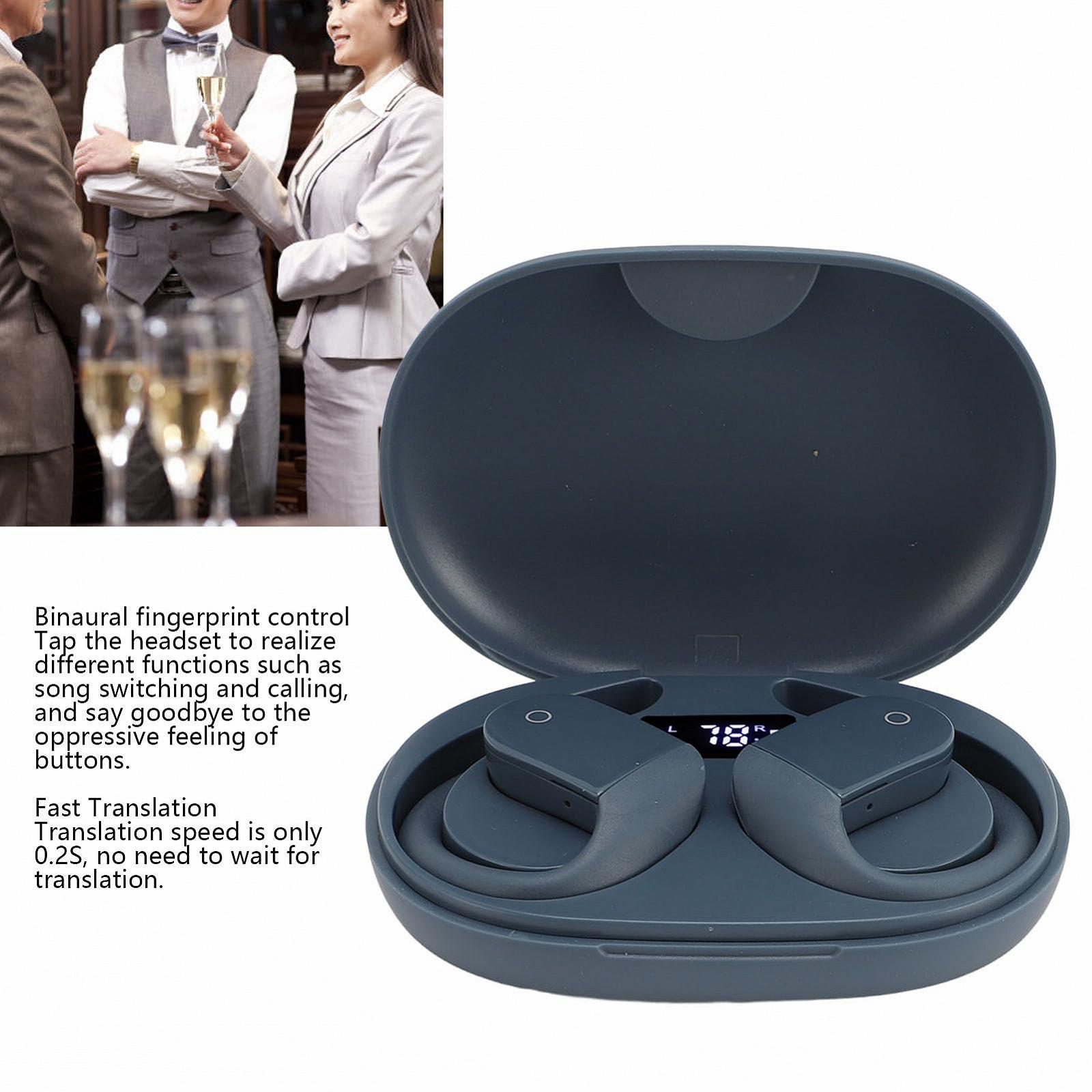 BT Перекладач Навушники Підтримує 144 мови, Сенсорне Керування, фото №3