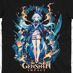 Футболка Игра Геншин Импакт Genshin Impact TH166 M synthetic.ua - Фото 1